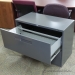 Global Grey 2 Drawer Lateral File Cabinet, Locking